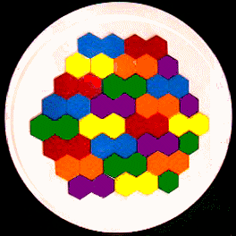 Hexdominoes, 22 dominoes pattern