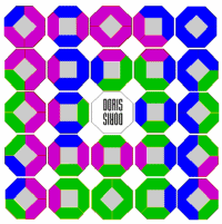 Doris--edgematching octagons with all combinations of 3 colors