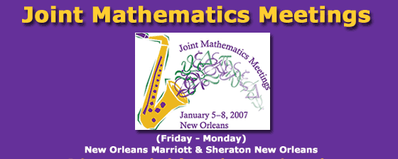 Shortcut back to Joint Math Meetings Exhibits list