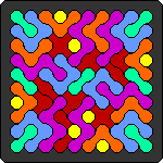 Super Roundominoes by Kate Jones--shapes of 1-4 circles and bridges