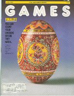 Games Magazine cover, April 1983