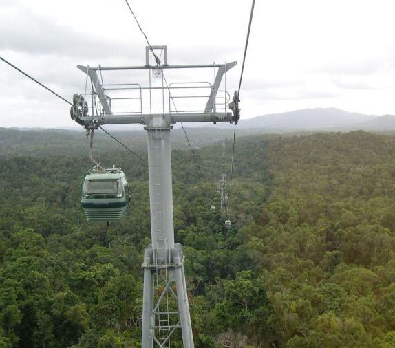 World's longest cable car ride floats high above rainforest