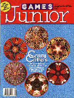 Games Jr. cover for August/September 1989