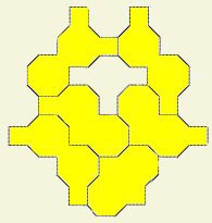 Ochominoes, clan symmetries of color group 2