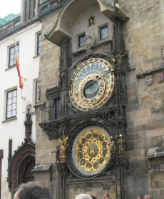 Famous ornate old clock