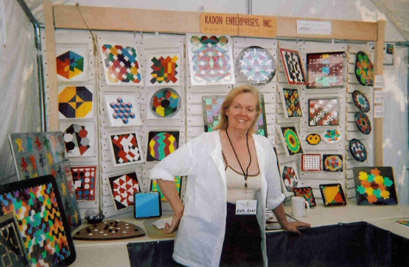 Kadon's street art fair booth