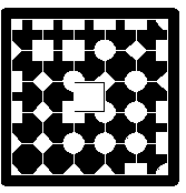 MultiTouch II matching puzzle of corner-marked squares