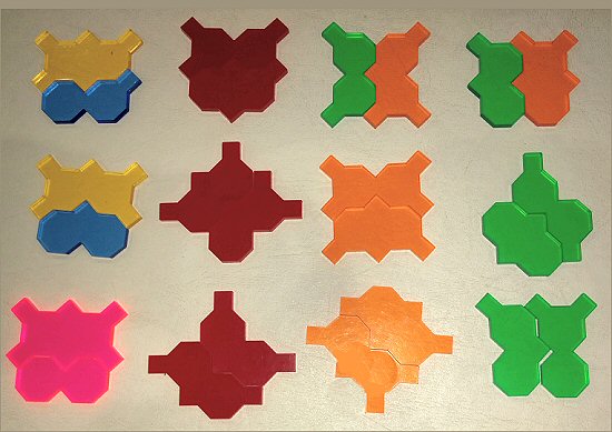 Ochominoes same-color pair symmetries