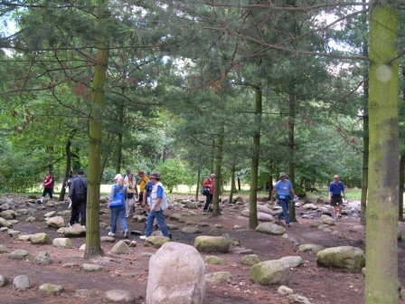 Rockmaze, a pleasant walk in the woods