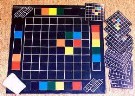 Colormaze--2 colorful family games plus a hundred variations of the Flying Colors game system - 2 to 4