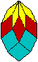Pocket Rhombs form 7-fold symmetries
