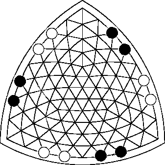 Start position of pieces for Sexta