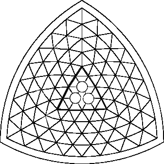 Fusion area and the 3 central nodes, for game of Singularity