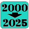 25-year logo, 2000-2025