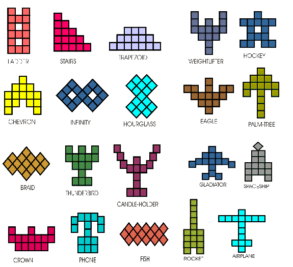 Cube Brick - symmetrical designs