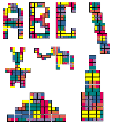Color Up - symmetrical designs