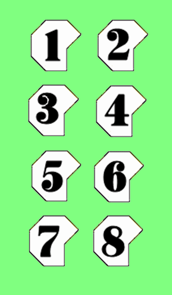 8 Octo Clock segments