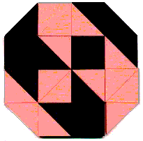 Triangoes Jr. yin yang design -  Shortcut to Triangoes Jr. on the Kadon gamepuzzles website